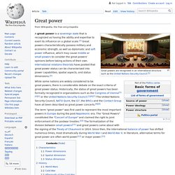 Great power - Wikipedia