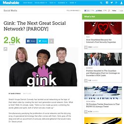Gink: The Next Great Social Network? [PARODY]