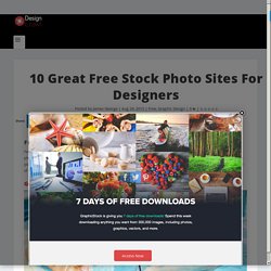 10 Great Free Stock Photo Sites For Designers - Design Crawl