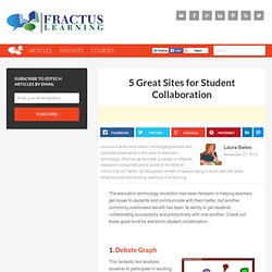 5 Great Sites for Student Collaboration