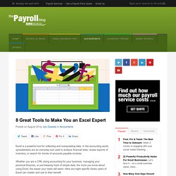 8 Great Tools to Make You an Excel Expert