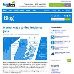 9 great ways to find freelance jobs