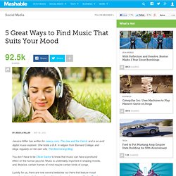 5 Great Ways to Find Music That Suits Your Mood