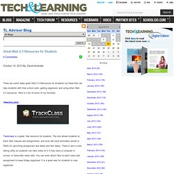 - Great Web 2.0 Resources for Students