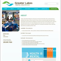 Greater Lakes Mental Health » About
