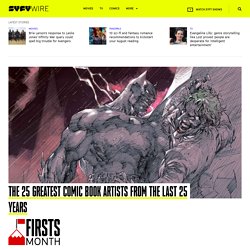 The 25 greatest comic book artists from the last 25 years