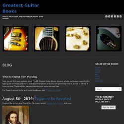 Greatest Guitar Books – BLOG