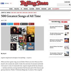 500 Greatest Songs of All Time