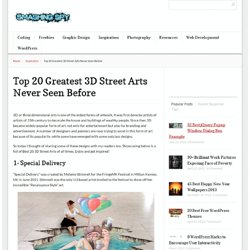 Top 20 Greatest 3D Street Arts Never Seen Before