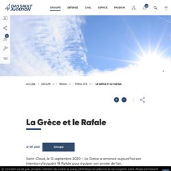 La Grèce et le Rafale - Press kits de Dassault Aviation