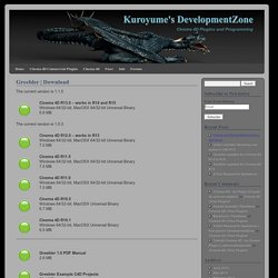 Kuroyume's DevelopmentZone