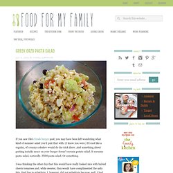 Greek Orzo Pasta Salad