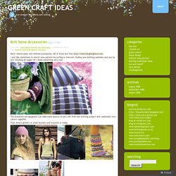 Green Craft ideas