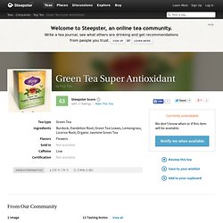 Green Tea Super Antioxidant Tea by Yogi Tea