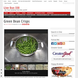 Green Bean Crisps