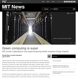 Green computing is super