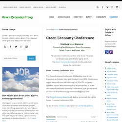 3. Green Economy Conference - Green Economy Group