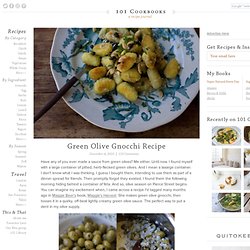 Green Olive Gnocchi Recipe