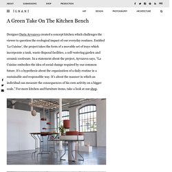 A Green Take On The Kitchen Bench – iGNANT.de