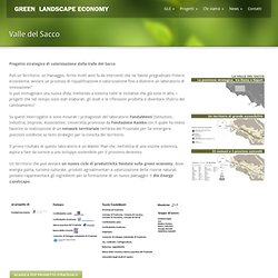 Green Landscape Economy » Valle del Sacco
