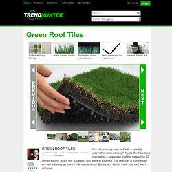 Green Roof Tiles