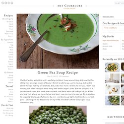 Green Pea Soup Recipe
