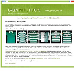 green white hoops - Sporting Lisbon shirts