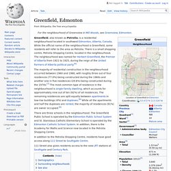Greenfield, Edmonton - Wikipedia
