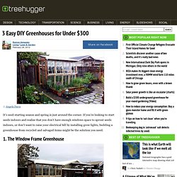 3 Easy DIY Greenhouses for Under $300