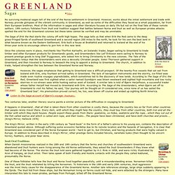 Groenland Sagas