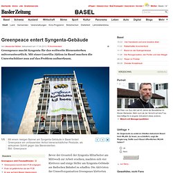 Greenpeace entert Syngenta-Gebäude - News Basel: Stadt