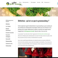Greenwashing : Définition, Exemples et Vidéos
