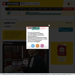 greffier / greffière - Onisep