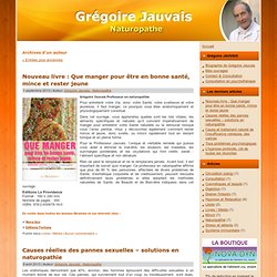 Grégoire Jauvais – Naturopathe
