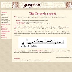 Gregorio - Welcome