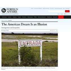 The American Dream is an Illusion