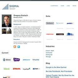 Gregory C. Gretsch, Managing Director at Sigma + Partners, Venture Capital - (Build 20100722150226)