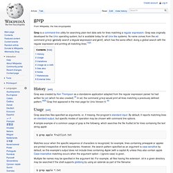 grep