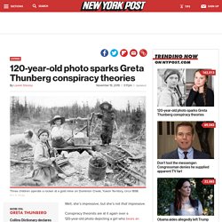 No, Greta Thunburg is not a time-traveler in this old photo