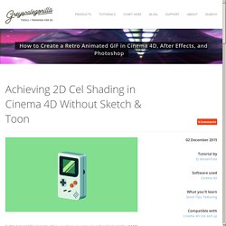 Achieving 2D Cel Shading in Cinema 4D Without Sketch & Toon