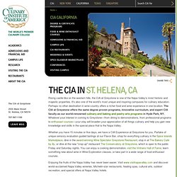 The CIA in California-The Culinary Institute of America