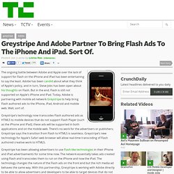 Greystripe And Adobe Partner To Bring Flash Ads To The iPhone An