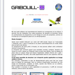 Gribouill_i logiciel gratuit de dessin auteur Pierre Perez
