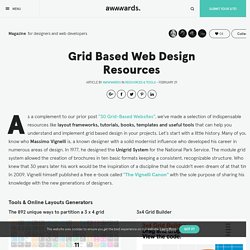 Grid Based Web Design Resources