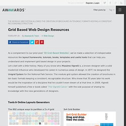 Grid Based Web Design Resources