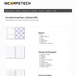 Grid Paper PDFs - Nightly