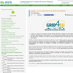 Grid4EU : le plus grand projet de Smart Grid européen