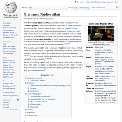 Grievance Studies affair - WIkipedia