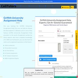 Griffith University Assignment and Homework Help