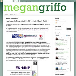 Newhouse for Nonprofits #NH4NP — Help #Sandy Relief